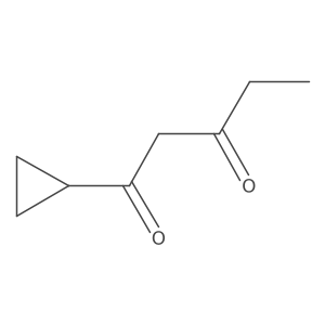 1-Cyclopropylpentane-1,3-dione Structure