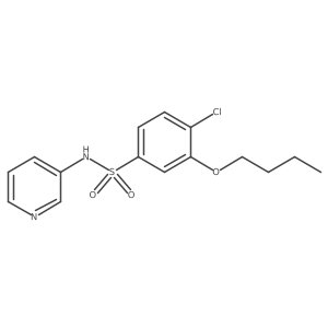 [(3-Butoxy-4-chlorophenyl)sulfonyl]-3-pyridylamine Structure