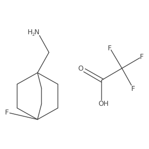 NCC12CCC(F)(CC1)CC2.O=C(O)C(F)(F)F结构式