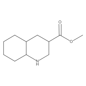 Methyl 1,2,3,4,4a,5,6,7,8,8a-decahydroquinoline-3-carboxylate结构式