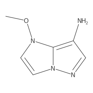 1-Methoxy-1H-imidazo[1,2-b]pyrazol-7-amine Structure