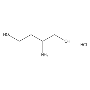 (2S)-2-aminobutane-1,4-diol hydrochloride Structure