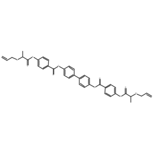 Benzoic acid, 4-[1-oxo-2-(2-propenyloxy)propoxy]-, [1,1a(2)-biphenyl]-4,4a(2)-diyl ester结构式