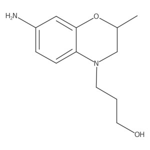 4H-1,4-Benzoxazine-4-propanol, 7-amino-2,3-dihydro-2-methyl- Structure