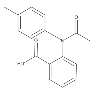 2-[N-(4-methylphenyl)acetamido]benzoic acid Structure