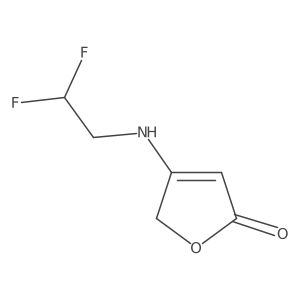 4-((2,2-Difluoroethyl)amino)furan-2(5H)-one Structure