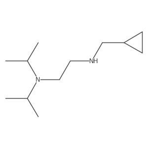 {2-[Bis(propan-2-yl)amino]ethyl}(cyclopropylmethyl)amine结构式