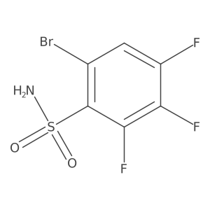 6-Bromo-2,3,4-trifluorobenzenesulfonamide Structure