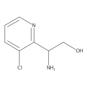 (R)-2-Amino-2-(3-chloropyridin-2-yl)ethan-1-ol Structure
