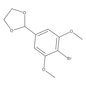 2-(4-Bromo-3,5-dimethoxyphenyl)-1,3-dioxolane结构式