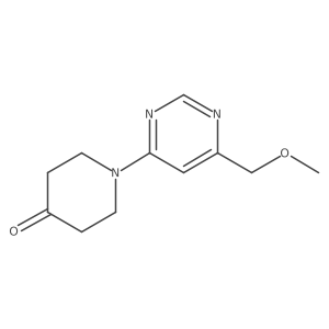 1-[6-(Methoxymethyl)pyrimidin-4-yl]piperidin-4-one Structure
