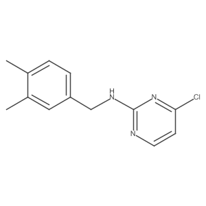 4-Chloro-N-[(3,4-dimethylphenyl)methyl]-2-pyrimidinamine Structure