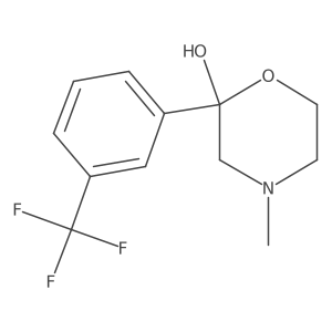 2-OH-2-(M-CF3-PH)-4-ME Morpholine hcl结构式
