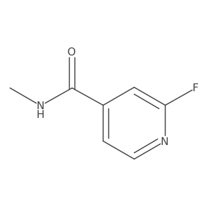 2-fluoro-N-methylpyridine-4-carboxamide结构式