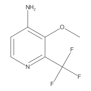 4-Amino-3-methoxy-2-(trifluoromethyl)pyridine Structure