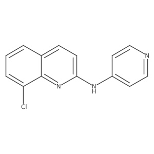 8-Chloro-N-4-pyridinyl-2-quinolinamine Structure