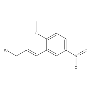 3-(2-Methoxy-5-nitrophenyl)prop-2-en-1-ol Structure