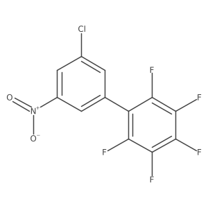 1-(3-Chloro-5-nitrophenyl)-2,3,4,5,6-pentafluorobenzene Structure