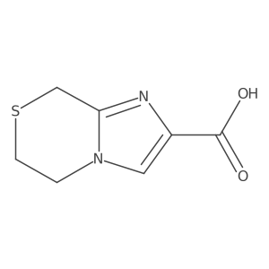 6,8-dihydro-5H-imidazo[2,1-c][1,4]thiazine-2-carboxylic acid Structure