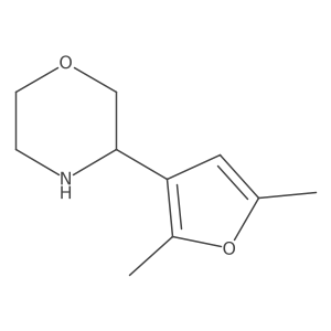 3-(2,5-Dimethylfuran-3-yl)morpholine Structure
