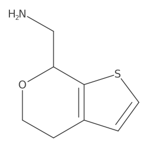 4H,5H,7H-thieno[2,3-c]pyran-7-ylmethanamine Structure