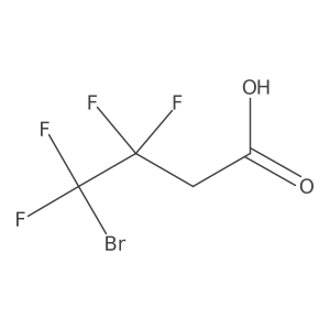 4-Bromo-4,4,3,3-tetrafluorobutanoic acid Structure