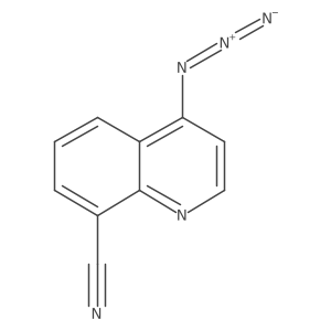 4-Azido-8-quinolinecarbonitrile Structure