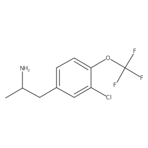 (2R)-1-[3-chloro-4-(trifluoromethoxy)phenyl]propan-2-amine Structure