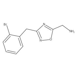[3-(2-Bromobenzyl)-1,2,4-oxadiazol-5-yl]methanamine Structure