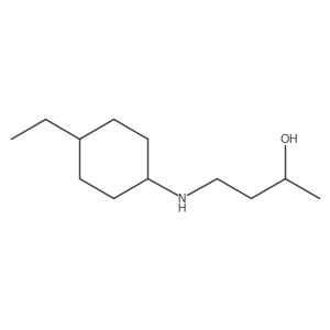 4-[(4-Ethylcyclohexyl)amino]butan-2-ol结构式