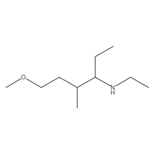3-Hexanamine, N-ethyl-6-methoxy-4-methyl- Structure