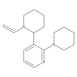 2-(2-(Piperidin-1-yl)pyridin-3-yl)piperidine-1-carbaldehyde结构式