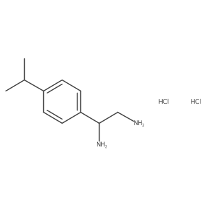 (1S)-1-[4-(Methylethyl)phenyl]ethane-1,2-diamine 2hcl Structure