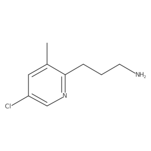 3-(5-Chloro-3-methylpyridin-2-YL)propan-1-amine Structure