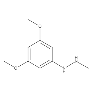 1-(3,5-Dimethoxyphenyl)-2-methylhydrazine结构式