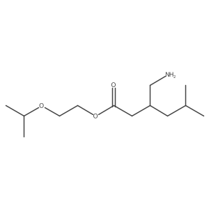 2-(Propan-2-yloxy)ethyl 3-(aminomethyl)-5-methylhexanoate Structure