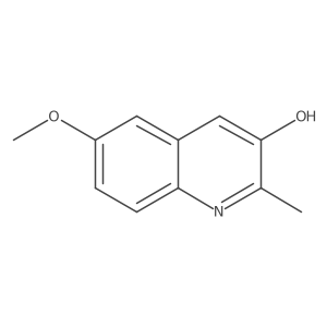 6-Methoxy-2-methylquinolin-3-ol Structure