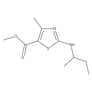 Methyl 2-[(butan-2-yl)amino]-4-methyl-1,3-thiazole-5-carboxylate Structure