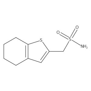 (4,5,6,7-Tetrahydro-1-benzothiophen-2-yl)methanesulfonamide结构式