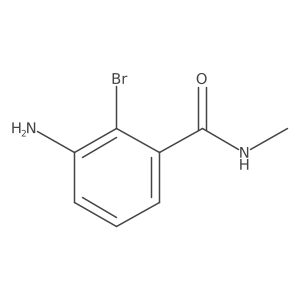 3-amino-2-bromo-N-methylbenzamide结构式