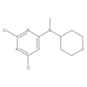 (2,6-Dichloro-pyrimidin-4-yl)-methyl-(tetrahydro-pyran-4-yl)amine Structure