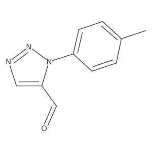1H-1,2,3-Triazole-5-carboxaldehyde, 1-(4-methylphenyl)- Structure