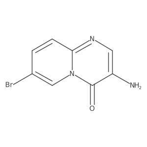 3-Amino-7-bromo-4H-pyrido[1,2-a]pyrimidin-4-one Structure