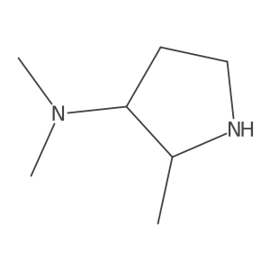 N,N,2-trimethylpyrrolidin-3-amine Structure