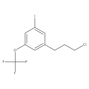 1-(3-Chloropropyl)-3-iodo-5-(trifluoromethoxy)benzene Structure