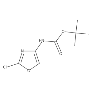 tert-Butyl (2-chlorooxazol-4-yl)carbamate结构式