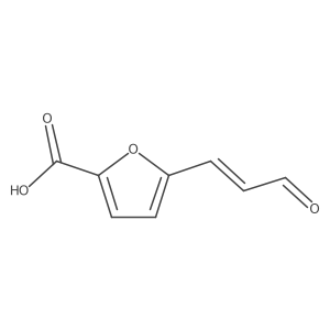5-[(1E)-3-oxoprop-1-en-1-yl]furan-2-carboxylic acid结构式
