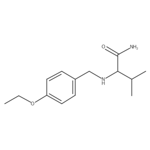 2-{[(4-Ethoxyphenyl)methyl]amino}-3-methylbutanamide Structure