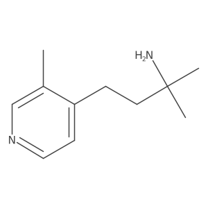 2-Methyl-4-(3-methylpyridin-4-yl)butan-2-amine Structure