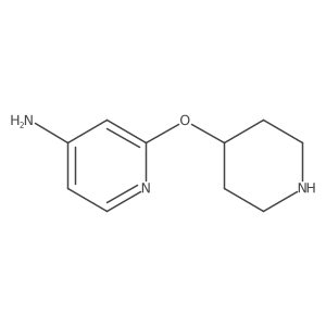 2-(Piperidin-4-yloxy)pyridin-4-amine Structure
